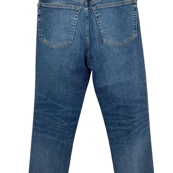 RE/DONE 70s Stove Pipe Jeans Worn True Indigo Blue Denim Size 26 - Picture 9 of 15